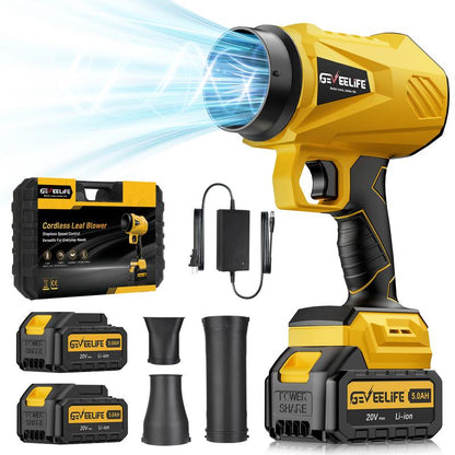 GEVEELIFE Turbo Jet Blower 200W Cordless Leaf Blower
