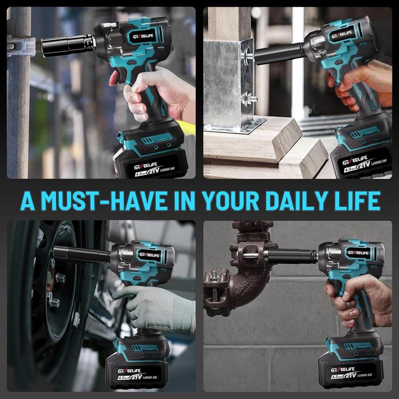 GEVEELIFE 700Nm 3 in 1 Brushless Impact Wrench